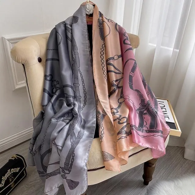 Muffler Silk Scarves