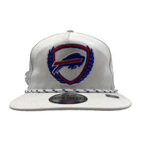 New Era Buffalo Bills With Crest White Golfer Snapback