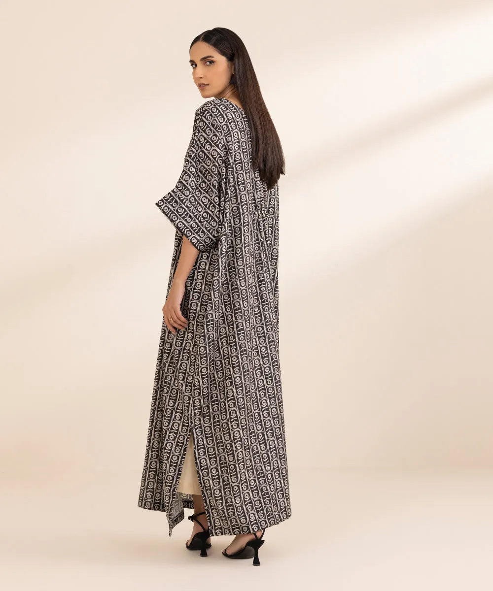 Printed Silk Kaftan