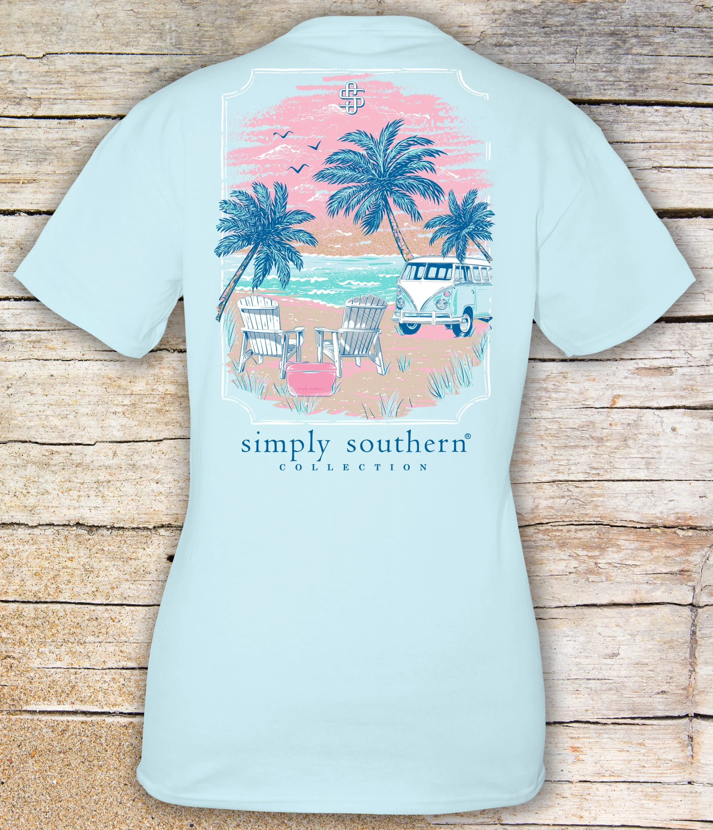 Simply Southern Retro Beach Adventure Short Sleeve Tee