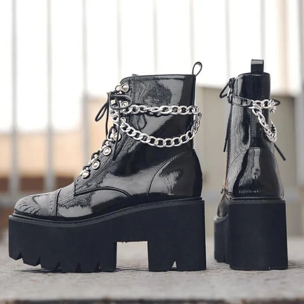 The Ankle Chain Boots