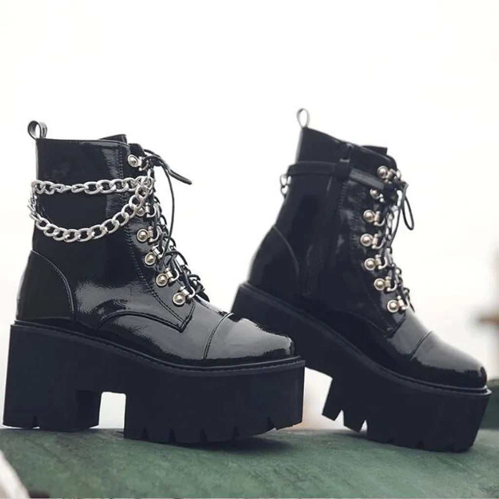 The Ankle Chain Boots