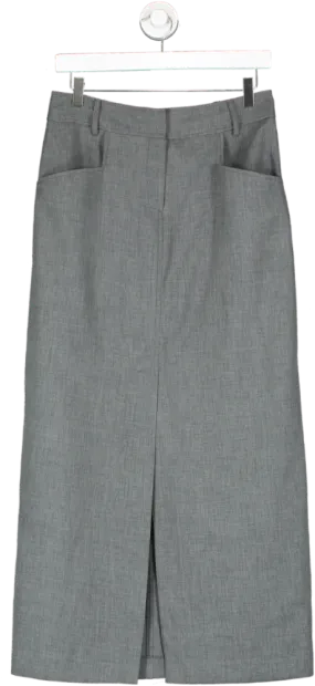 Urban Outfitters Grey Midi Skirt UK S