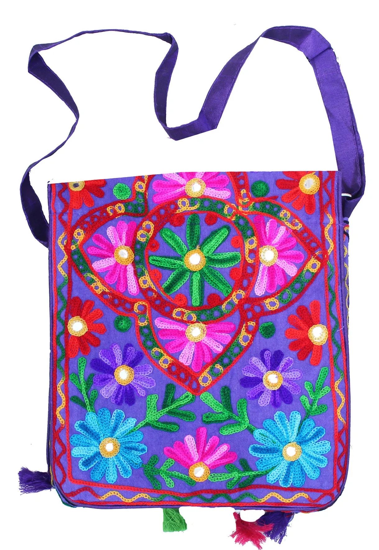 Womens Indian Clothing Cross Body Bohemian Hippie Gypsy Sholder Bag